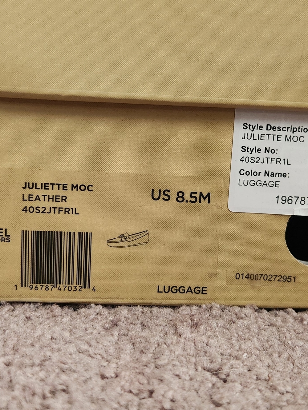 Michael Kors Tan Bow-Accent Leather Loafers - Picture 7 of 8